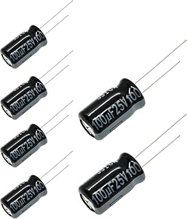 Replacement for 6 pcs Panasonic FR Series Capacitors 25V 100uf Ultra Low ESR
