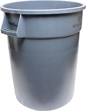 Thunder Group 20 Gallon Trash can, Plastic, Grey, Comes in Each