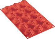 Silikomart Professional SF310 Silicone Mold, Swirl 1.87 Inch Diameter x 0.79 Inch High