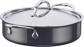 Hestan NanoBond Collection - Stainless Steel Titanium Sauteuse, Induction Cooktop Compatible, 3.5 Quart