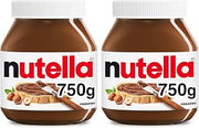 Nutella Hazelnut Spread with Cocoa, Creamy Hazelnut Spread, Breakfast Favorite, 26.5 oz Jar (Pack of 2)