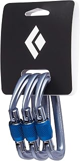 BLACK DIAMOND Hotforge Lightweight Aluminum Lockin Screwgate Carabiner