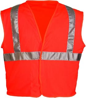OccuNomix Ok-1 A10 ORANGE XXL Ansi Class 2 Mesh Vest, Orange XX-Large/XXX-Large