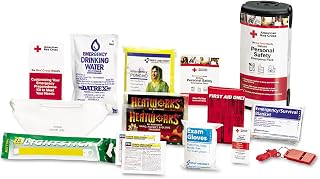 First Aid Only American Red Cross Personal Safety Pack for One Person, Nylon Backpack