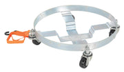 Multipurpse Quad Drum Dolly 900lb by Vestil – One Size, Blend, Multicolor, Model DRUM-QUAD-H