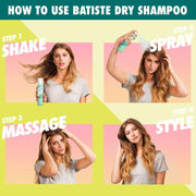 Dry Shampoo by Batiste – 4.3 Ounce (Pack of 3), Tropical, Pack of 3, Model Batiste