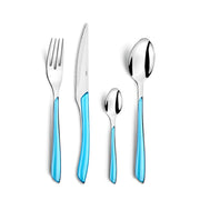 Amefa 32 Piece Cutlery Set for 8 People / Turquoise / 1 Flatware Sets