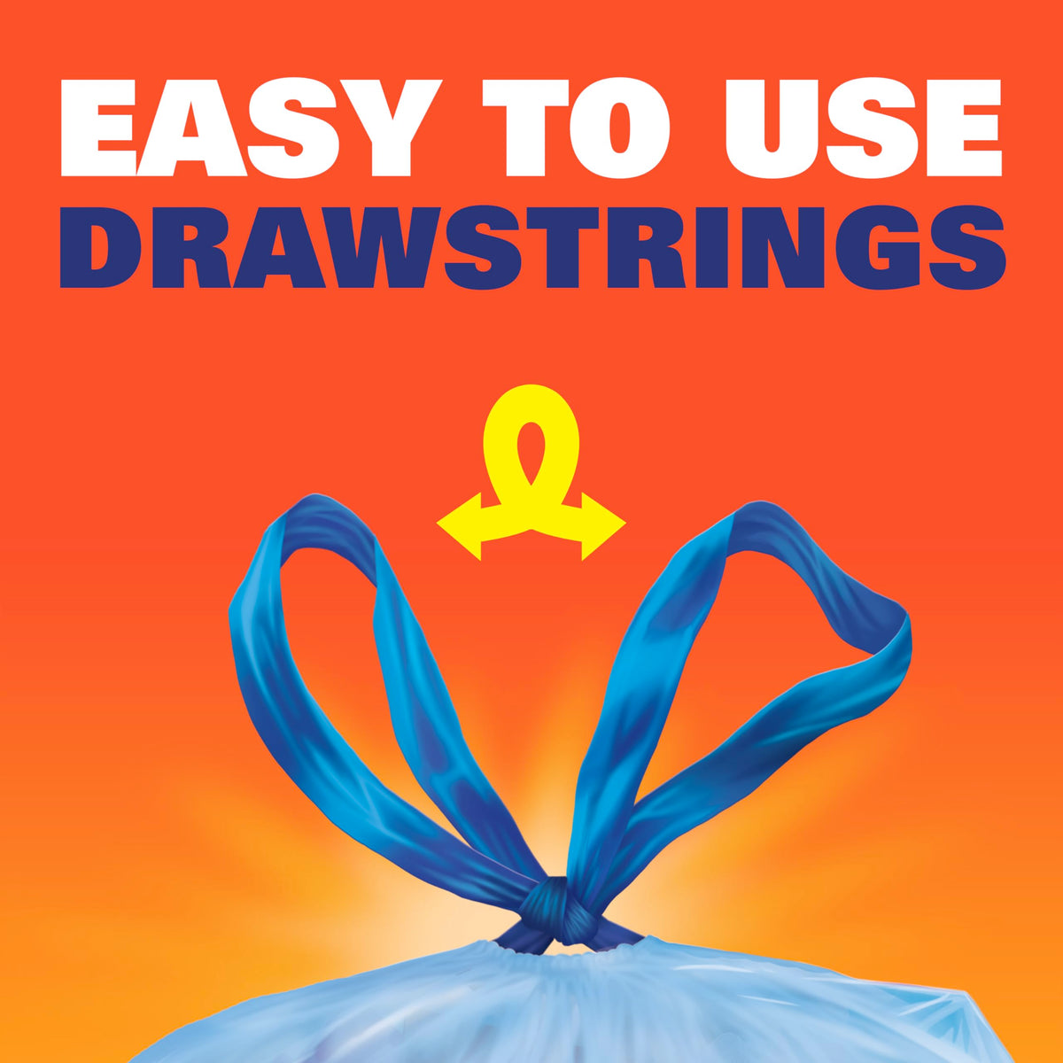 Hefty 36 Count (Pack of 6) / Blue / 107.0 liters Trash Bags