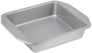 1 American Bakeware Classics 8-Inch Square Cake and Brownie Pan by USA Pan – Aluminized Steel, 8 inches, Steel, Model 1120BW-3-ABC