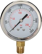 Dynamic 2 1/2" Fluid Glycerine Filled Pressure Gage Stem 3000 PSI