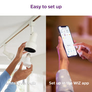 Smart Wi-Fi Connected LED 45-Watt R20 Light Bulb 4-Pack by PHILIPS – Plastic, Multicolor + Tunable White, Pack of 4, Model 567123