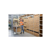 Rubbermaid Commercial Products Beige / Medium / 2-Shelf Utility Carts