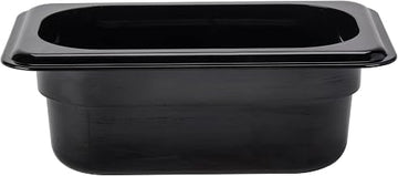 Cambro 96Php110 Food Pan 1/9 X 6" H-Pan Black Case Qty 6
