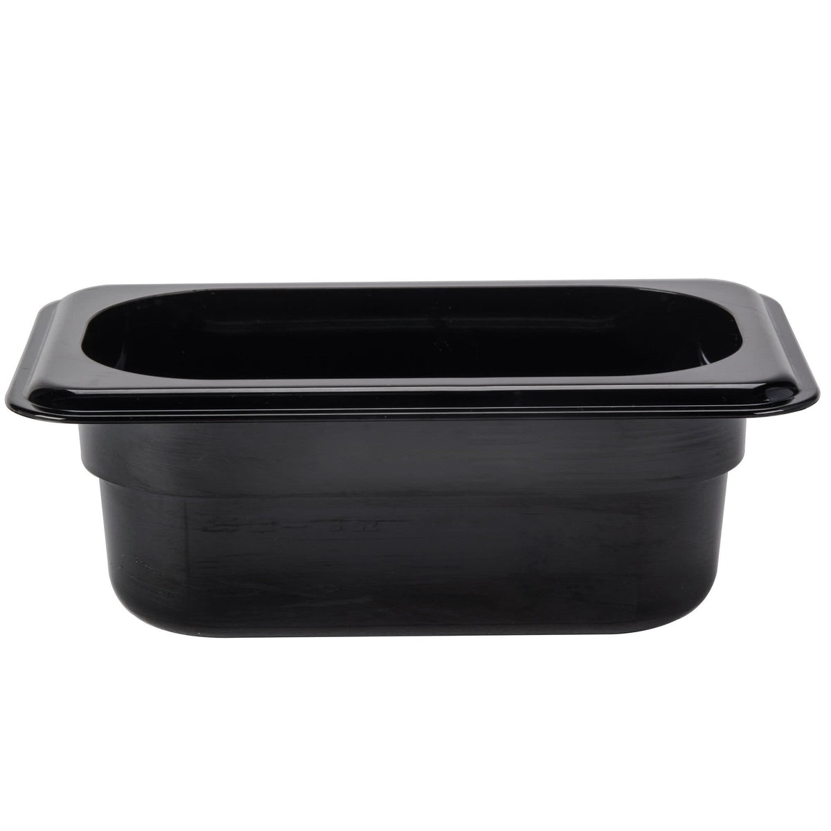 Food Pan 1/9 X 6" H-Pan Black Case Qty by Cambro – Black, Pack of 6, Model 96PHP110