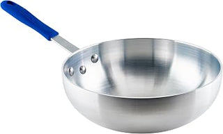 Winco Aluminum Stir Fry Pan, 11-Inch,Silver | Deep sides, Great for Sauteing, Searing, Frying and Restaurant Kitchens