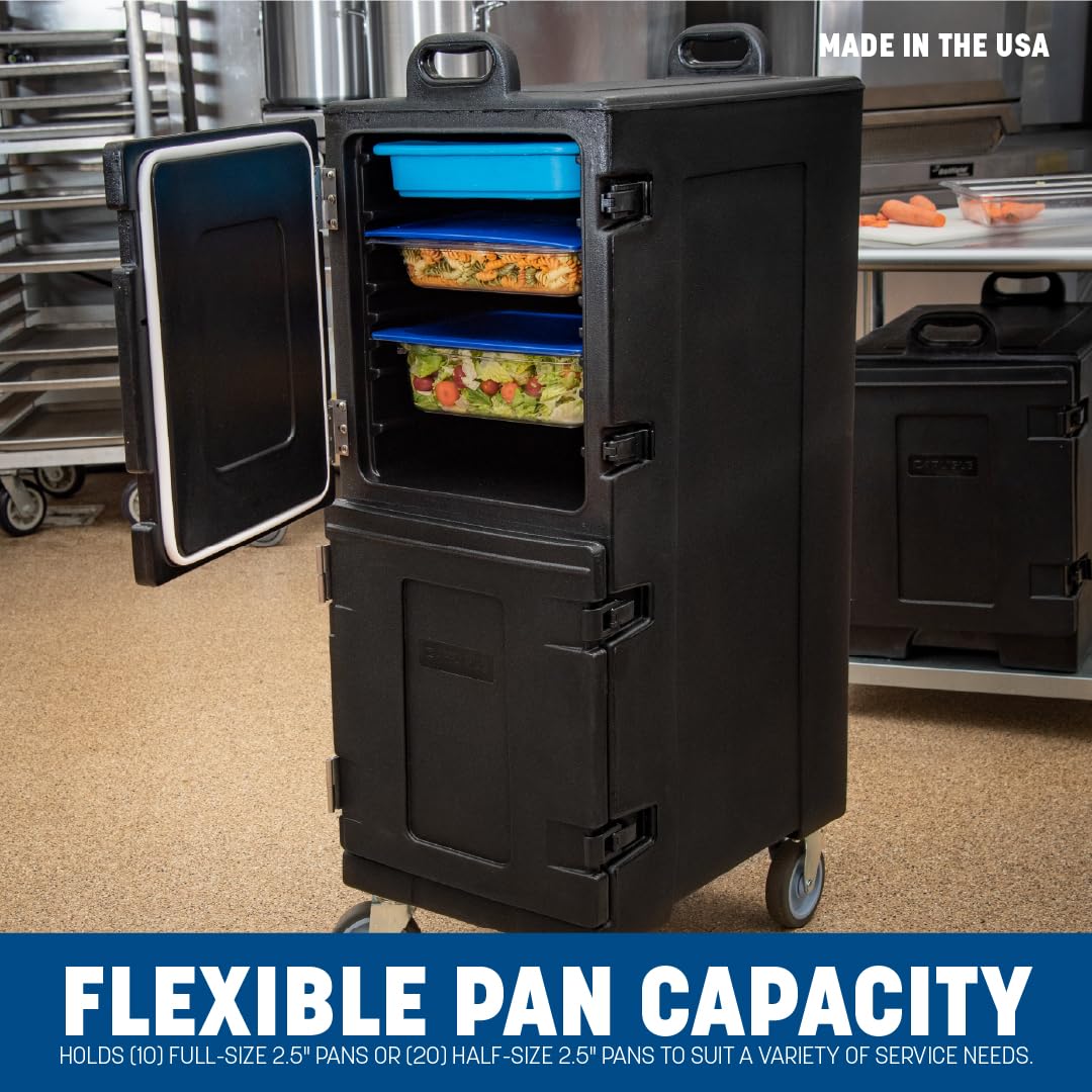 Carlisle FoodService Products Black / 10 Pan Capacity / Modern Storage & Transport