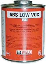 E-Z Weld Cement, 8 Oz, Black, ABS