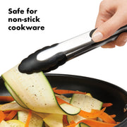 Good Grips 12-Inch Stainless-Steel Locking Tongs & Good Grips 9-Inch Locking Tongs with Nylon Heads by OXO – 12-Inch, Stainless Steel, Multicolor, Pack of 2