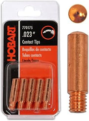 MIG Contact Tips, 5-Pack, Copper | 5-pack copper MIG contact tips; replacement consumables for Hobart welding guns