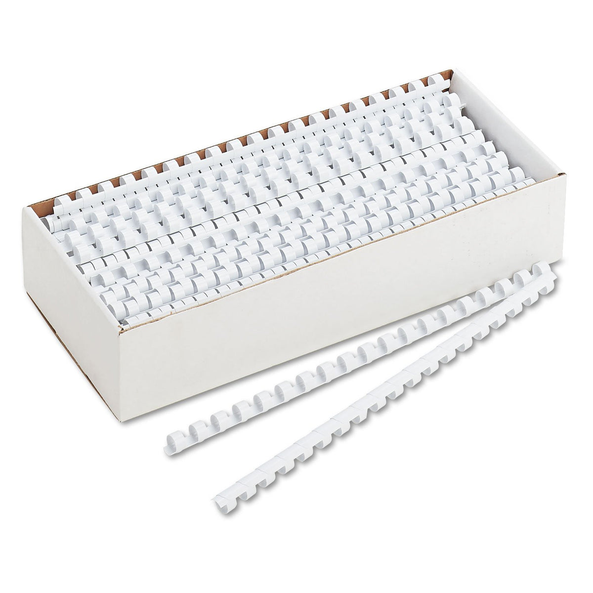 52371 Plastic Comb Bindings by Fellowes – Plastic, White, Pack of 100, Model FEL52371