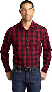 Port Authority Men's Everyday Plaid Button-Down Shirt