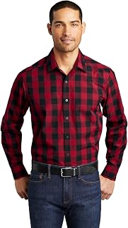 Port Authority Men's Everyday Plaid Button-Down Shirt
