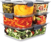 Sistema Brilliance 6 Piece Food Storage Set with Lids, Plastic