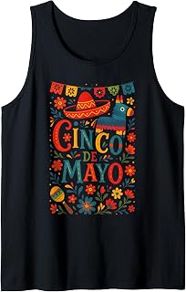 Cinco De Mayo - Mexican Fiesta Sombrero Tank Top