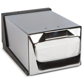 Fullfold Chrome Countertop Napkin Dispenser by San Jamar – Fullfold, Metal, Chrome, Model H3001XC