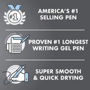G2 Retractable Rollerball Gel Pens by PILOT – 6 Count (Pack of 1), Rubber, Blue, Model 31021