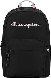Champion Steady Laptop Backpack, Black/Ballerina Slipper, One Size