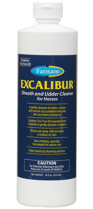Excalibur Sheath Cleaner 16 OUNCE by Farnam – 16 Ounce (Pack of 1), cotton, No Color, Model 82812