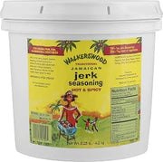 WALKERSWOOD Traditional Jamaican Jerk Seasoning, Hot and Spicy, 128 Fl Oz