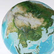 Raised Relief Globe of The Earth 54 Inch Diameter by NA – Metal, Model EARTH-135-S-R-C-N