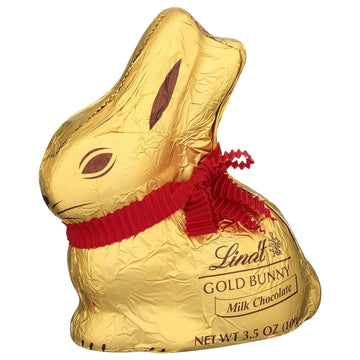 GOLD BUNNY Basket 3.5 Ounce by Lindt – 3.5 Ounce (Pack of 1), Model I00036656