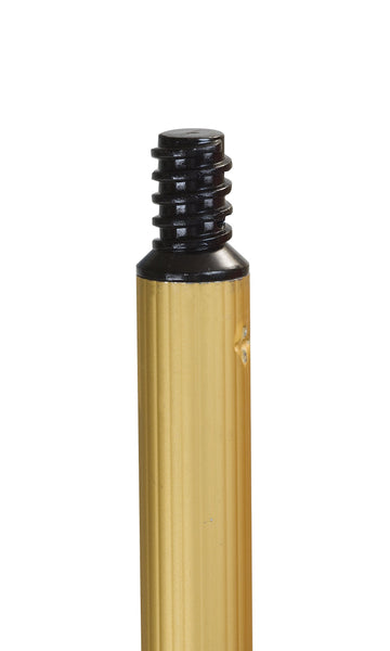 Utility Handle with Threaded Tip (Pack of 6) by Ettore – 1, Metal, Gold, Pack of 6, Model 42100