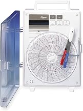 Supco CR4220 Universal Circular Chart Recorder, 6" Chart Diameter, 220 VAC