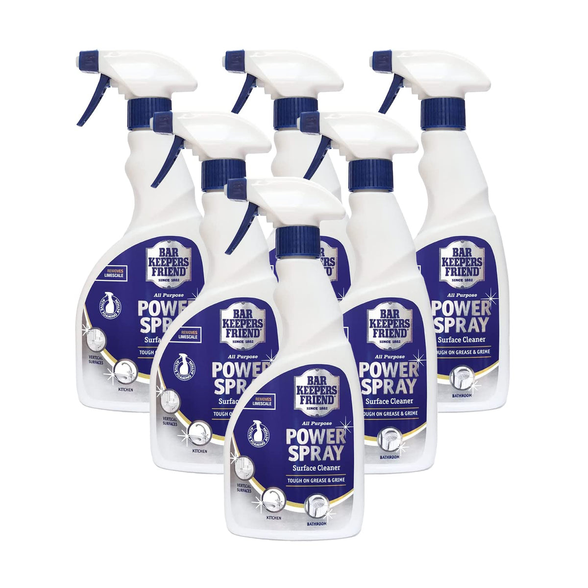 Power Spray 500ml by Bar Keepers Friend – Pack of 6, Model BKFSPRAY