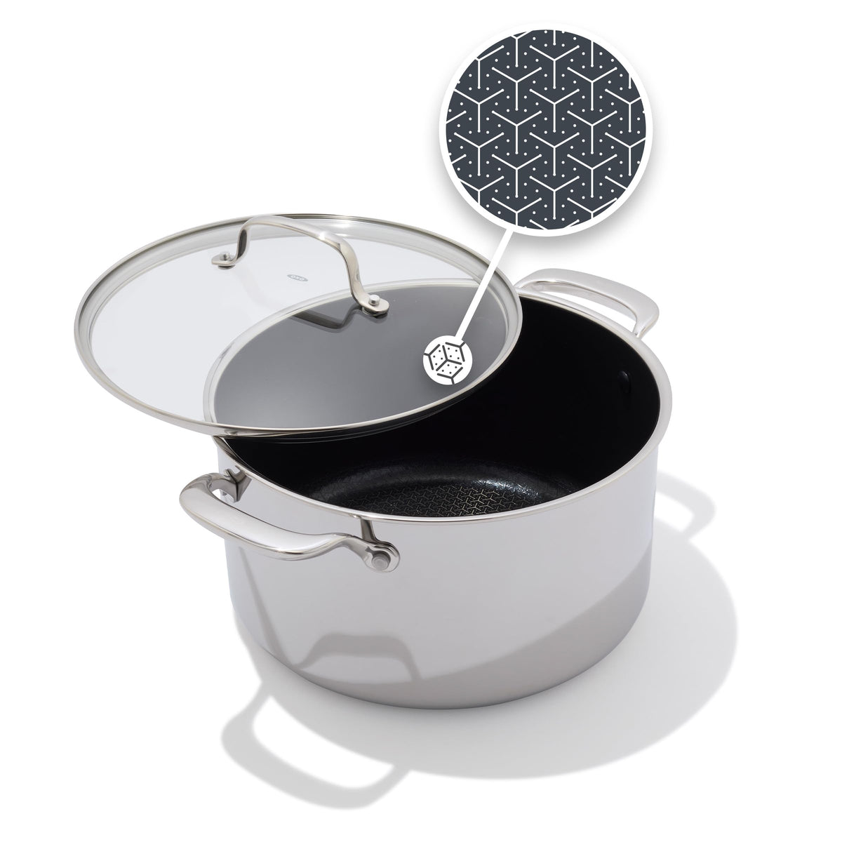 OXO 8QT Stockpot with Lid / Stainless Steel / 8.0 quarts Stockpots