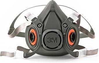 3M Half Facepiece Reusable Respirator 6300, NIOSH, Large