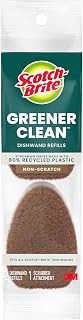 Scotch-Brite Greener Clean Non-Scratch Dishwand Refill, 14 Pack