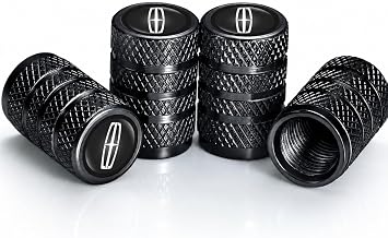 4pcs Car Tire Valve Caps for Lincoln,Car Tire Dust Caps,Auto Valve Stem Caps,Valve Caps for Car Tire Accessories,Leak-Proof,Anti-Corrosion。