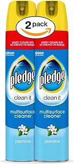 Pledge Spray 250ml Pack (2, Multi-Surface Jasmine)