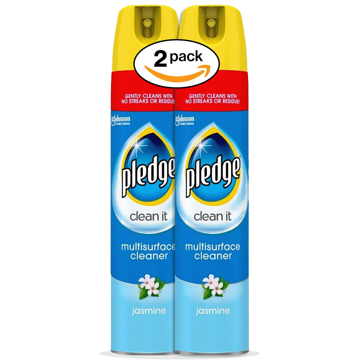 Spray 250ml Pack ( by Pledge – 4.23 Fl Oz (Pack of 2), Multi-Surface Jasmine, Pack of 2