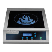 Waring Silver / WIH400 - Single Burner / 11" x 11" Schott ceramic glass surface Countertop Burners