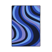 Kid Essentials On The Curve Teen Area Rugs by Joy Carpets – 3'10" x 5'4" (Rectangular), Nylon, Blue, Model 1563B-01