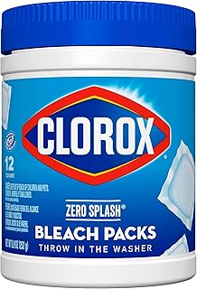 Clorox Control Bleach Packs Regular Laundry Packs, 12 Count