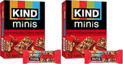 KIND Mini Snack Bars, Dark Chocolate Cherry Cashew, Gluten Free, Low Sugar, Low Calorie Snacks, 10 Count (Pack of 2)