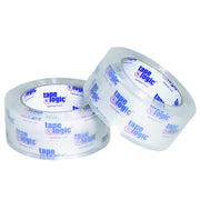 2 Inch x 110 Yards Crystal Clear Packing Tape by Tape Logic – 2 Inches Width x 110 Yards Length, Acrylic, Clear, Pack of 36, Model TLT902200CC
