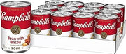 Campbell's Bean with Bacon Soup, Packaging May Vary, 11.25 Oz, Pack of 12